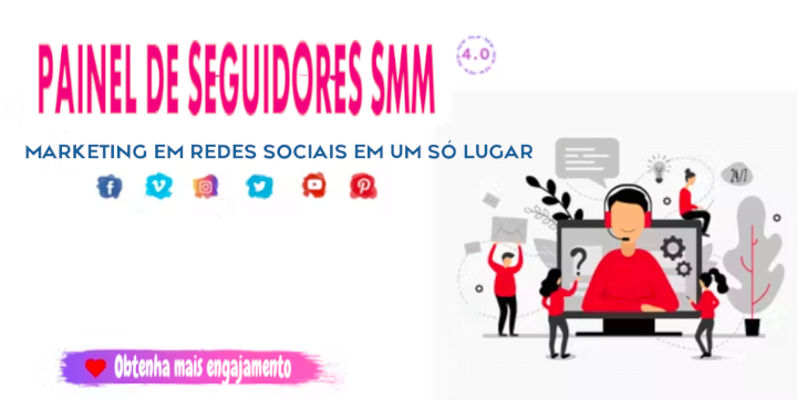 Painel de seguidores SMM grátis com pagamento automático
