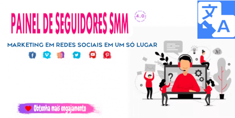 Painel de seguidores SMM - Tradução
