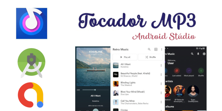 Leitor de Música - Modelo de Aplicativo Android Stúdio Grátis