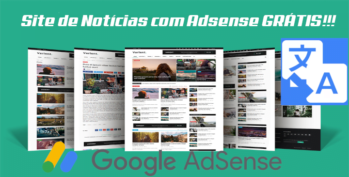 Site de Notícias com Adsense - Tradução