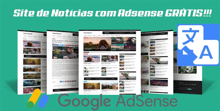 Site de Notícias com Adsense - Tradução