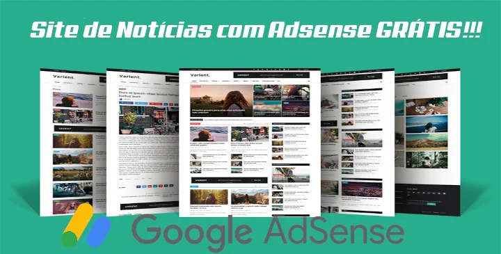 Site de Notícias com Adsense GRÁTIS