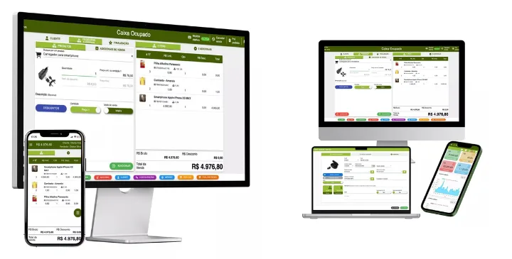 Sistema De Vendas Online, Controle De Estoque, Caixa, Pdv