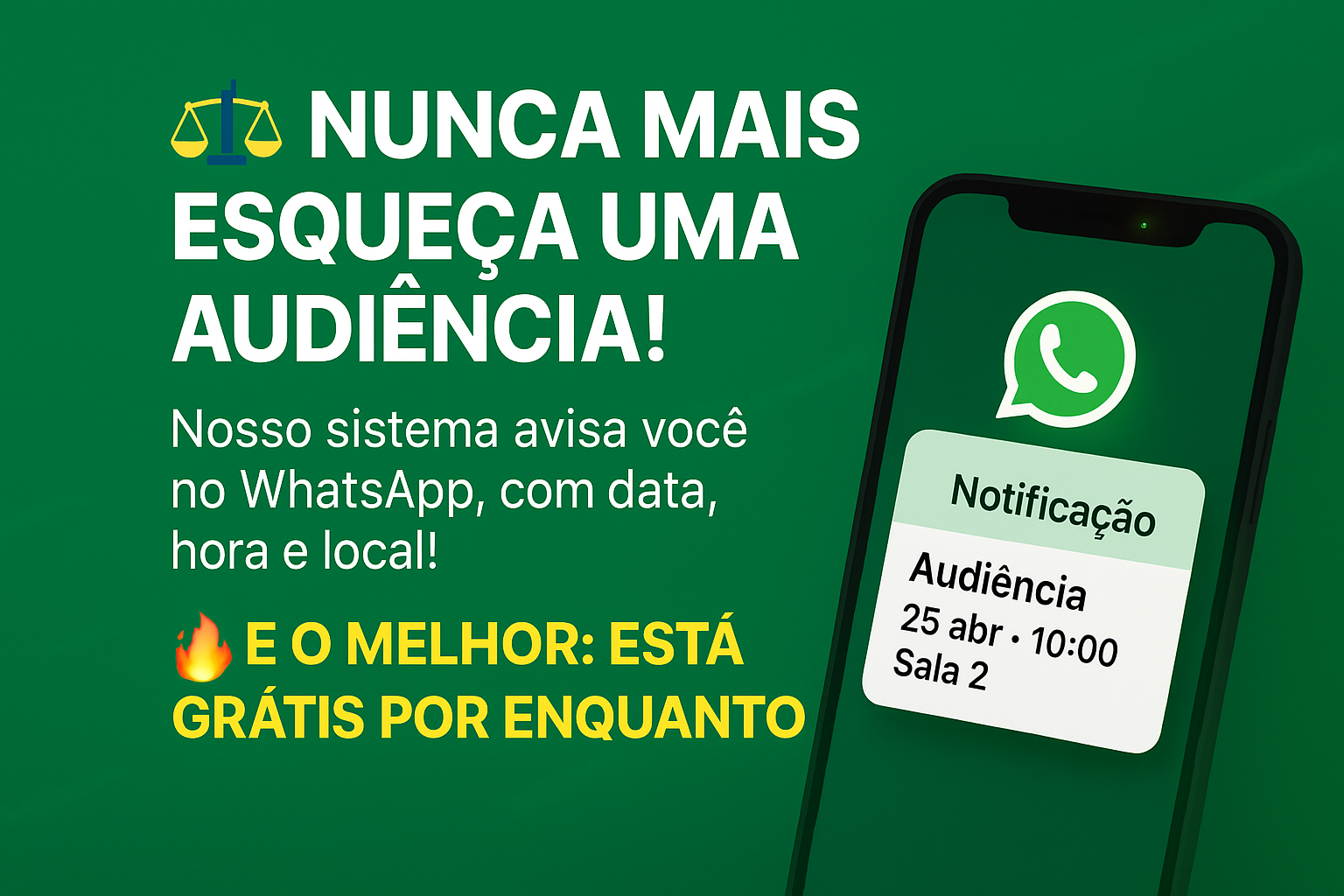 Sistema de Controle de Processos Judiciais Gratuito